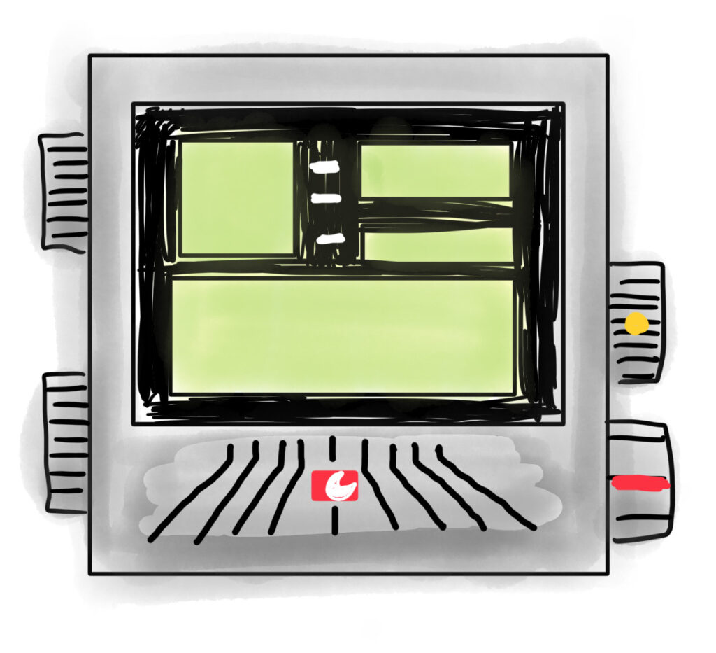 Rough sketch for first design