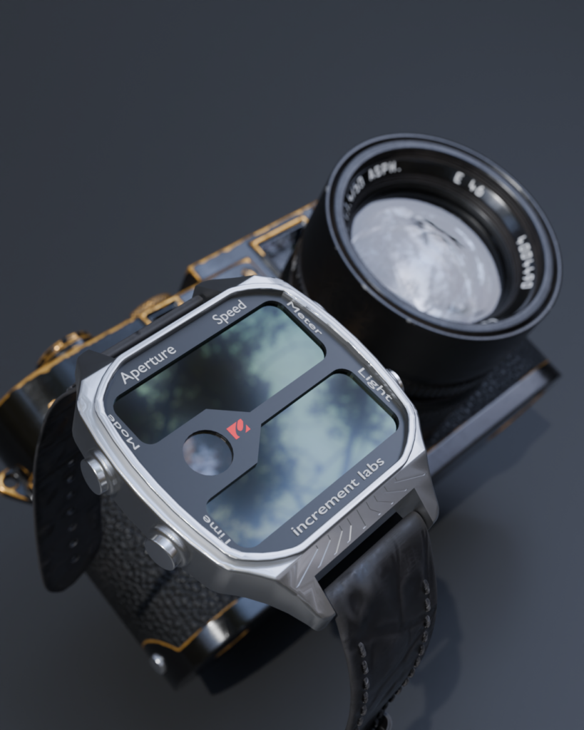 Watch in front of camera