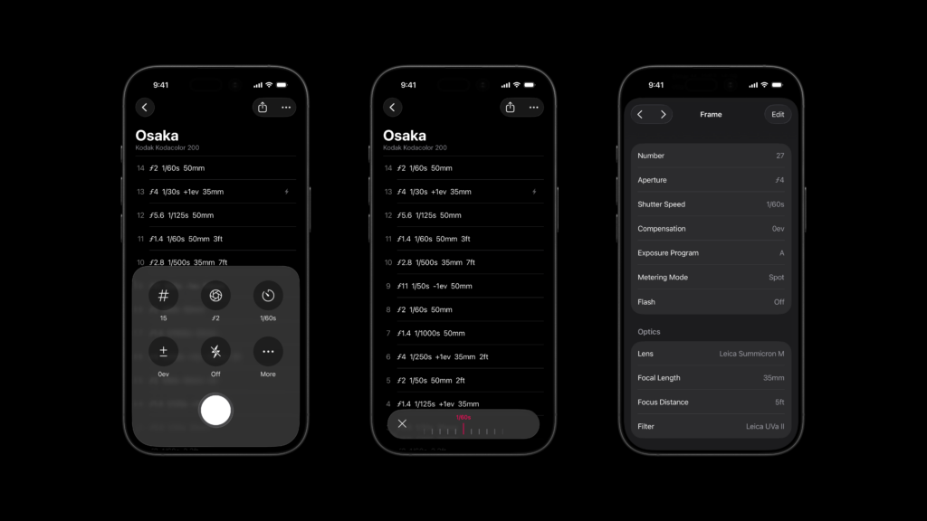 Frames - film Photography App for iPhone (2)