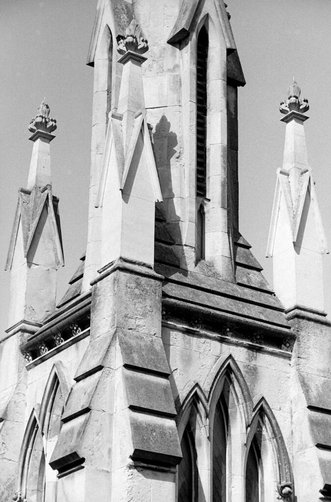 Spire detail of Larach’s tomb.