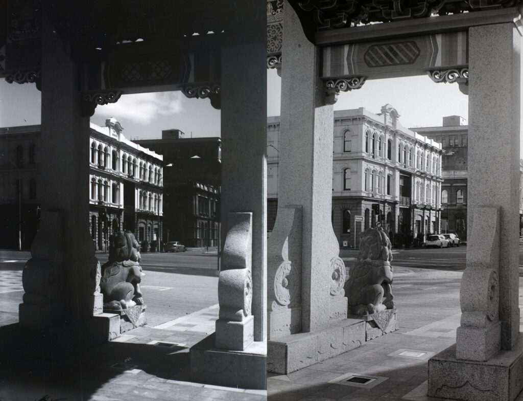 A comparison between the two - Adox left, Blackbird right.
