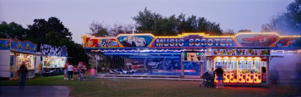 The full view of attractions