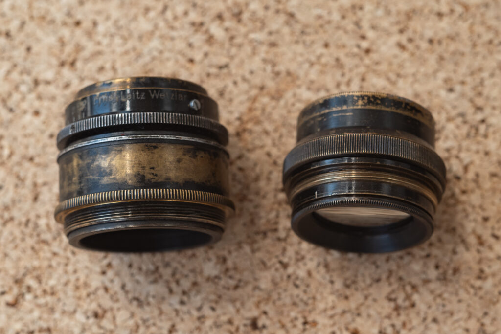 Comparison of the Leitz Hektor and Boyer Saphir lens optical blocks