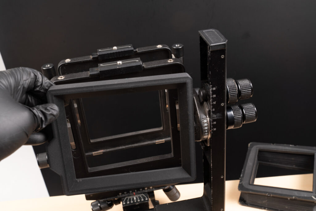 Large Format Camera as a scanning device
