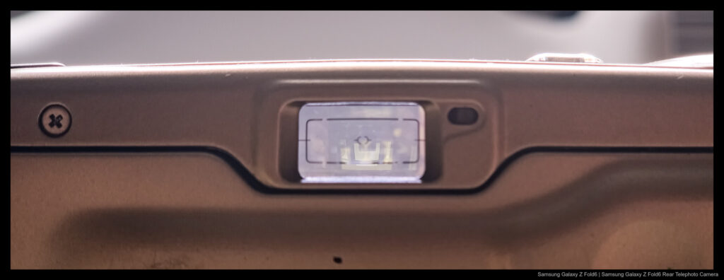 The viewfinder of the Minolta P’s as viewed from the back