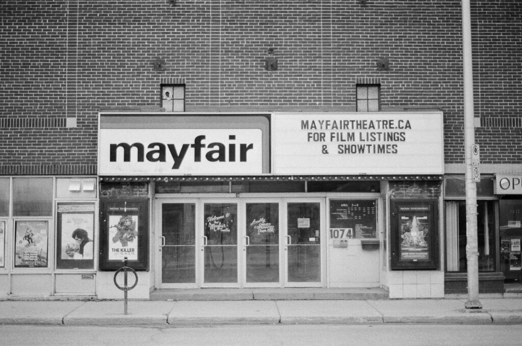 The Mayfair movie theatre