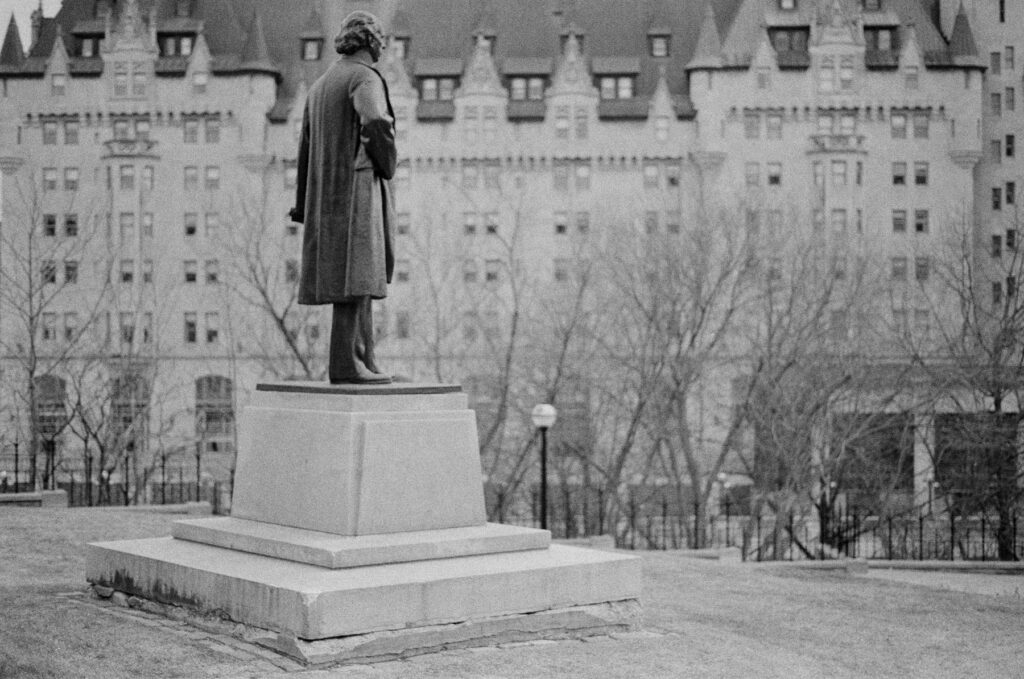Sir Wilfrid Laurier Statue on Parliament Hill