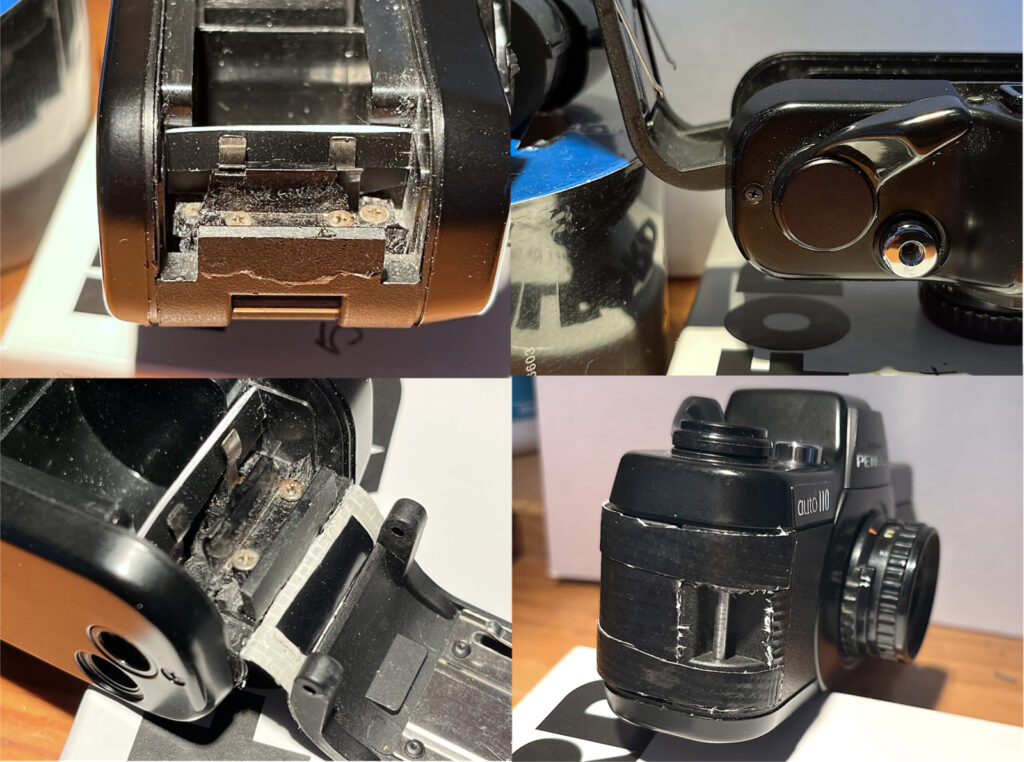 Composite of the repair.