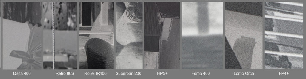 A selection of enlarged details from an earlier exercise. The complete image in each case would be 6ft or 1.8meters on the long side at 72 dpi.