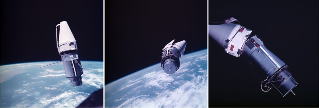 pictures of spacecraft over the earth