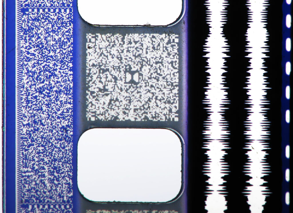 Audio tracks on 35mm film