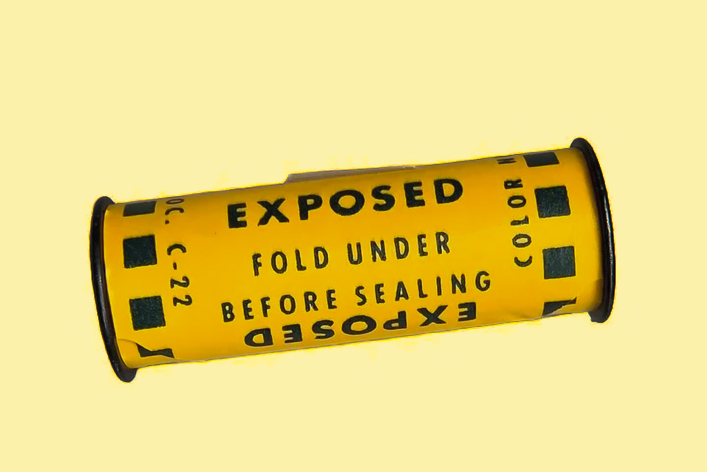 An exposed roll of Kodacolor-X film.