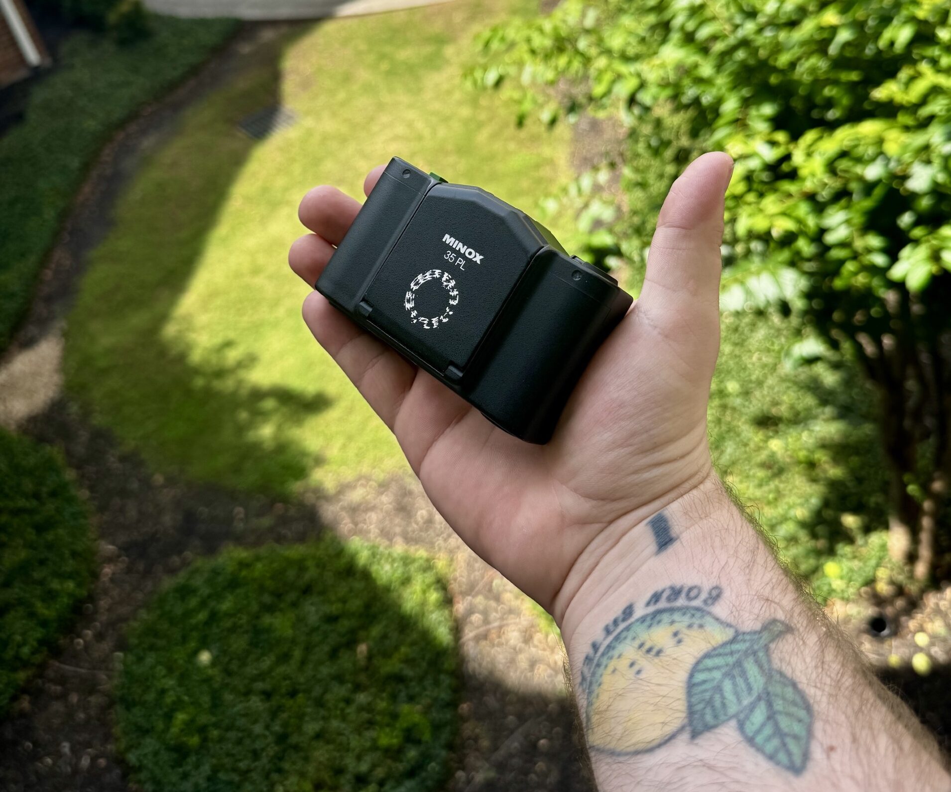 Minox in hand