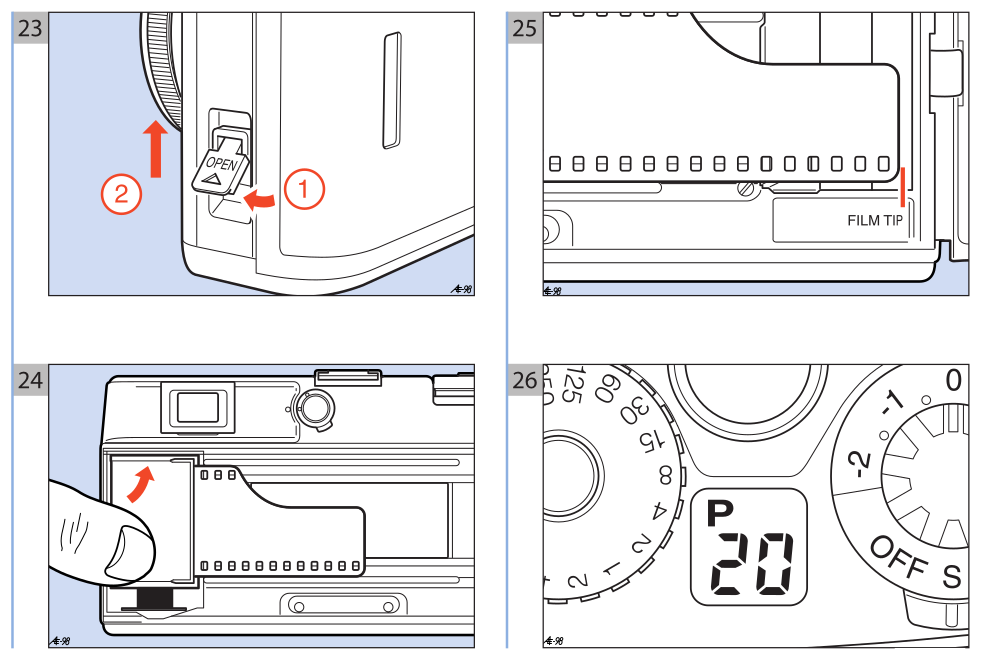 An excerpt from the X-PAN manual illustrating the loading process. Credit: Mike Butkus