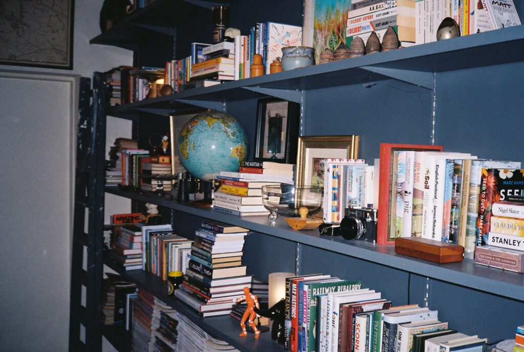 bookshelves