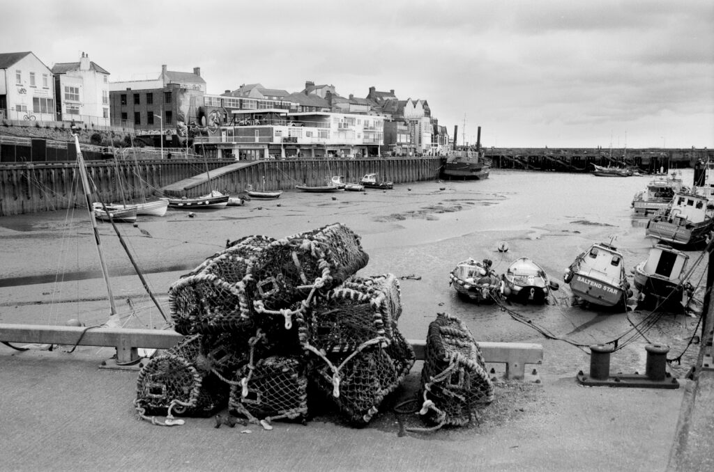 Bridlington Harbour, lobster pots etc.