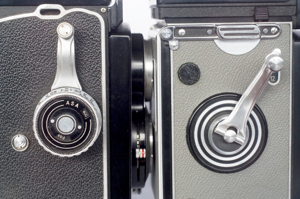 The design and finish of the two wind levers reflect the design objectives.