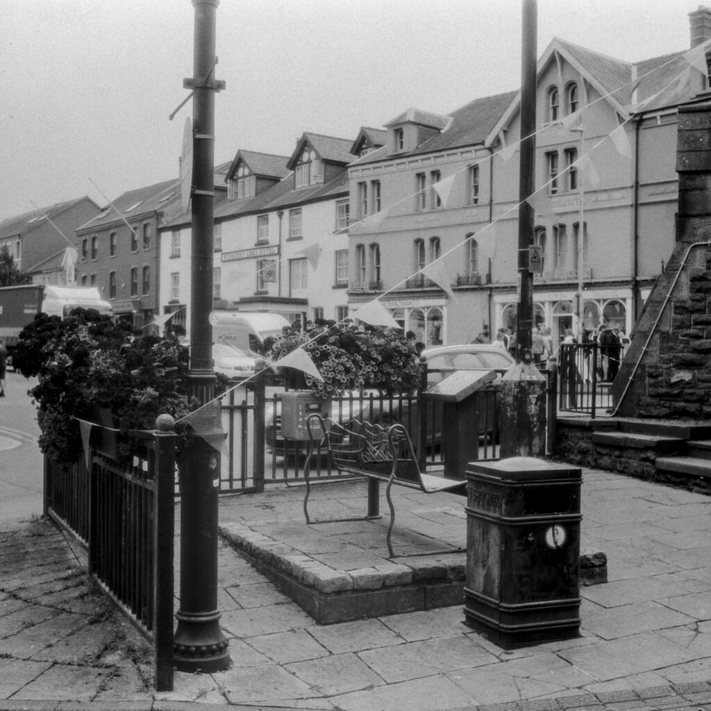 In and around Machynlleth in Powys.