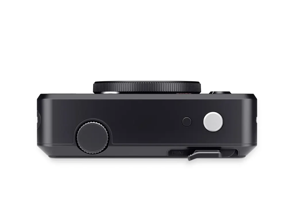 Leica Sofort 2 in black, top view