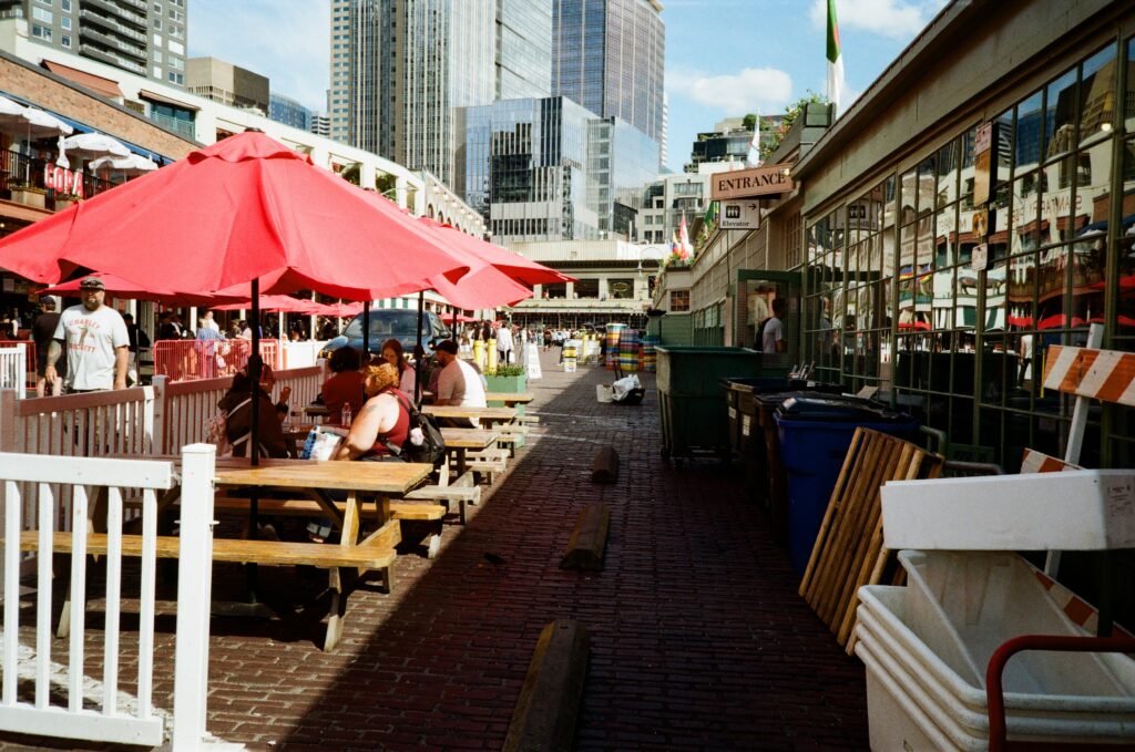 dining area at Pikes Place