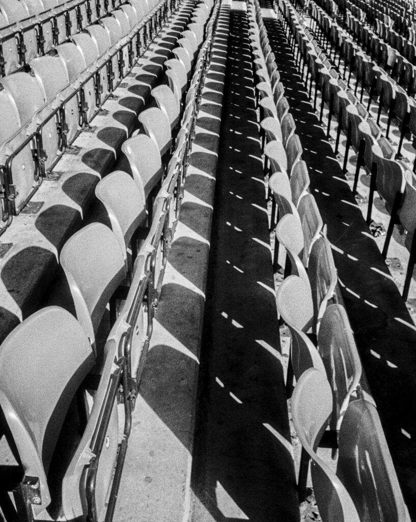 Row of seats in the Brian Clough Stand - The City Ground, Nottingham Forest FC